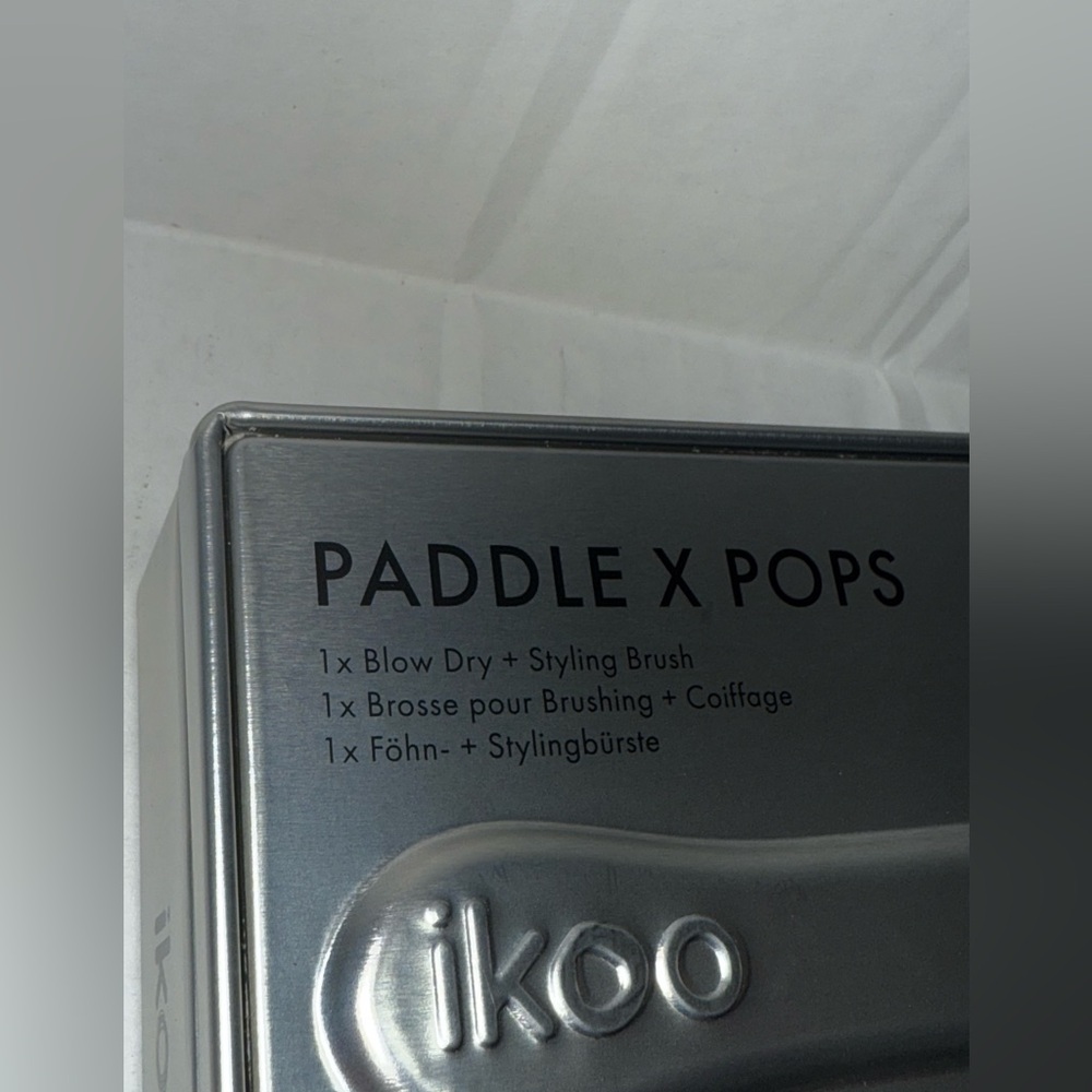 NEW ikoo Paddle x Pop Metallic Collection Hair Brush PINK Love Affair - Picture 10 of 13